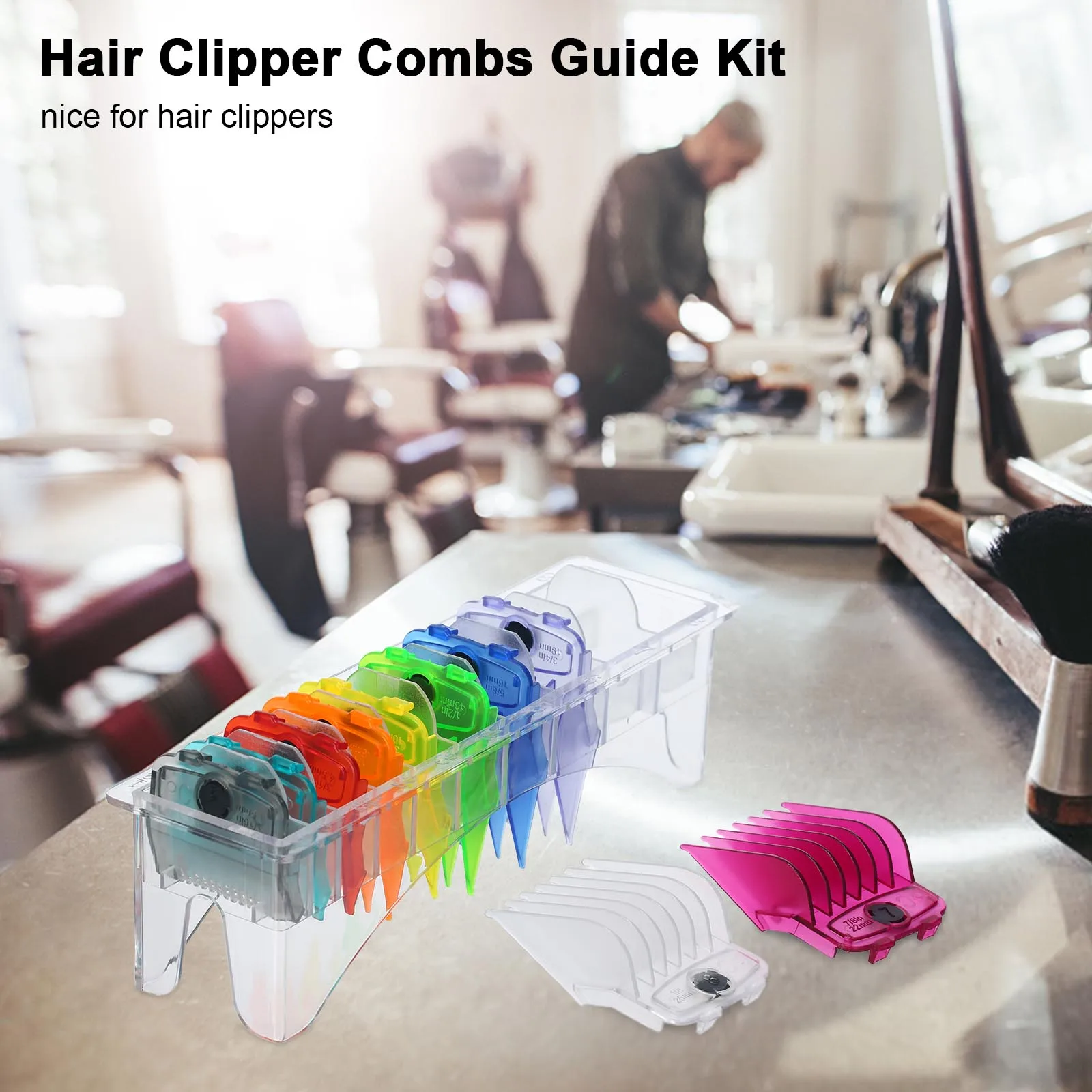10PCS Hair Clipper Combs Guide Kit