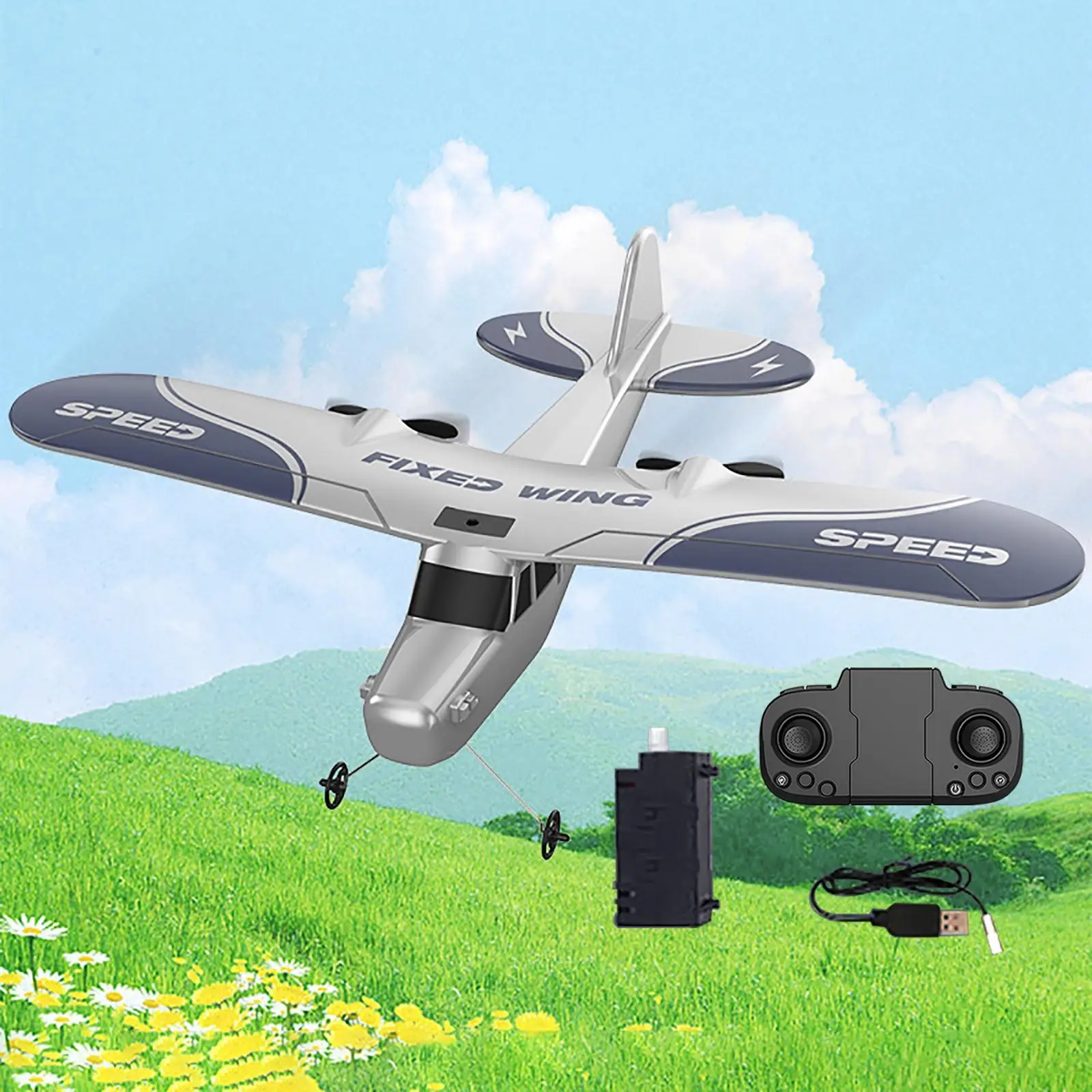 2.4G Remote Control Plane Toys RC Airplane Model EPP Foam Ready to Fly