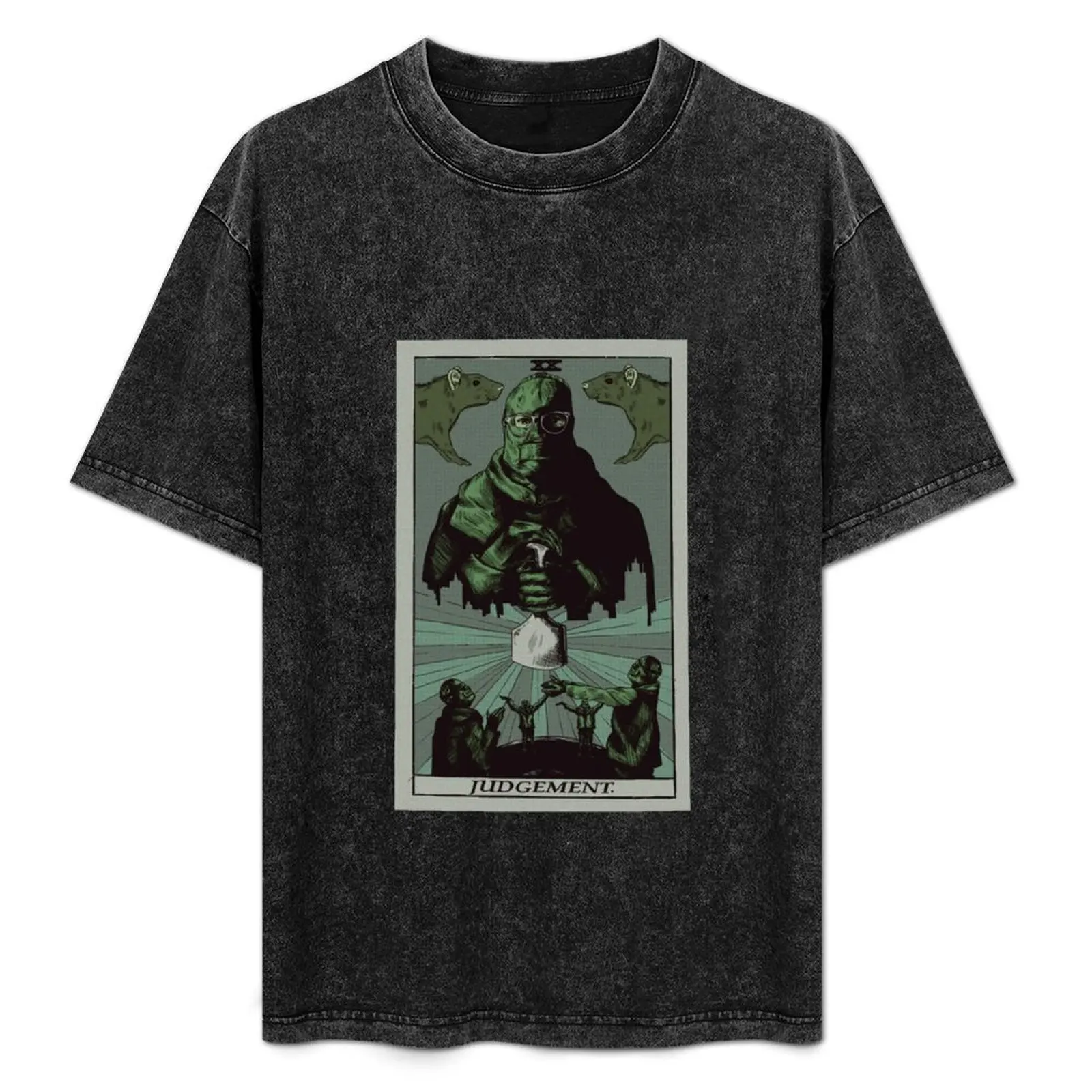 

Riddler Inspired Tarot Card T-Shirt Graphic Print Short Sleeve T-Shirt