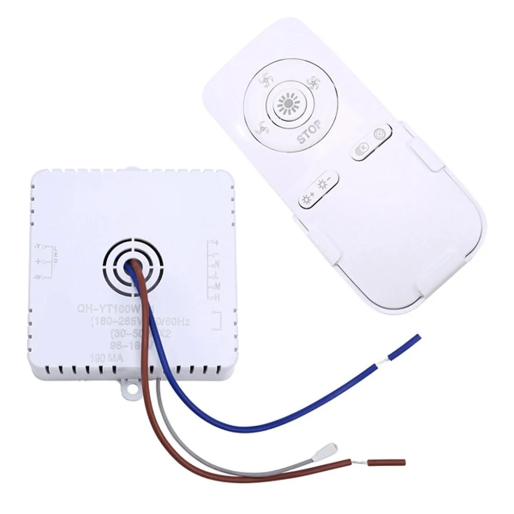 1 Piece 100W Receiver Controller With Remote Control For 30-50W LED Ceiling Fan Light 180-265V AC Bedroom Lighting Accessories