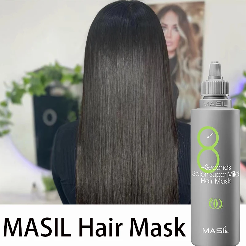 Masil 8Seconds Female Salon Hair Mask Long Hair Restoration Premium Treatments Keratin Repairing Supple Hydration Hair Care Mask