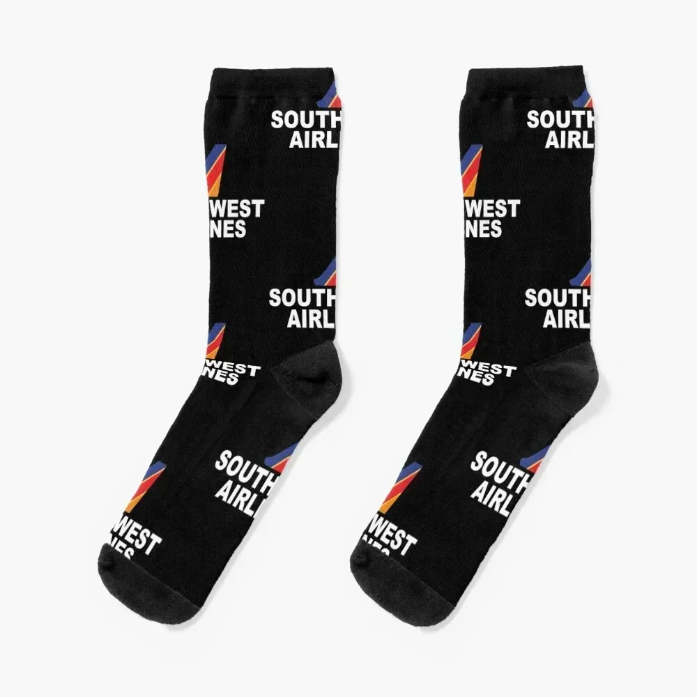

Southwest Airlines Socks man tennis hip hop winter thermal Boy Socks Women's