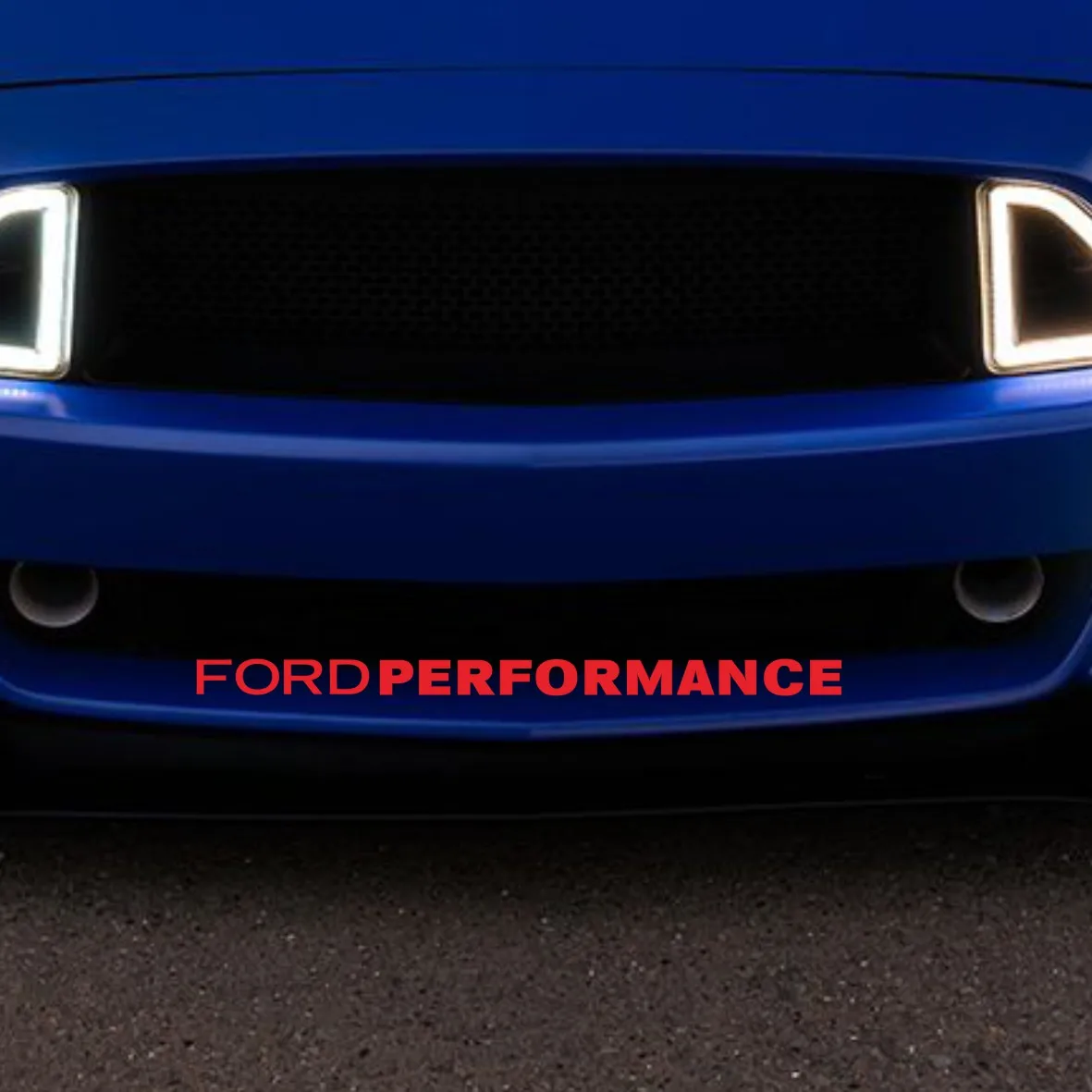 Ford Performance Car Front Window Hood Engine Cover Roof Trunk Tail Body Decal Heritage Edition Side Stripe Sticker for Ford