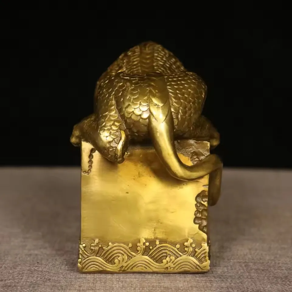 Pure Copper Antique Style Zhen Shui Shou Statue High Cost-Performance Feng Shui Figurine