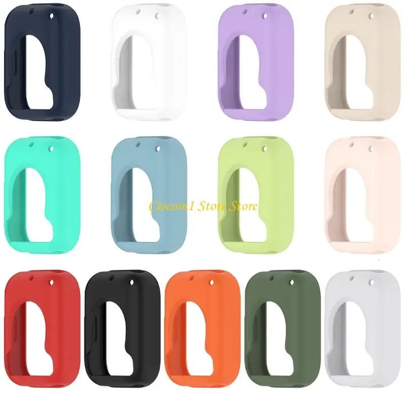 A3PC Soft Silicone Case Protective Couvercle pour Watch 5 Installation facile Watch 5 Lite / 5 Lite Smartwatch Installation