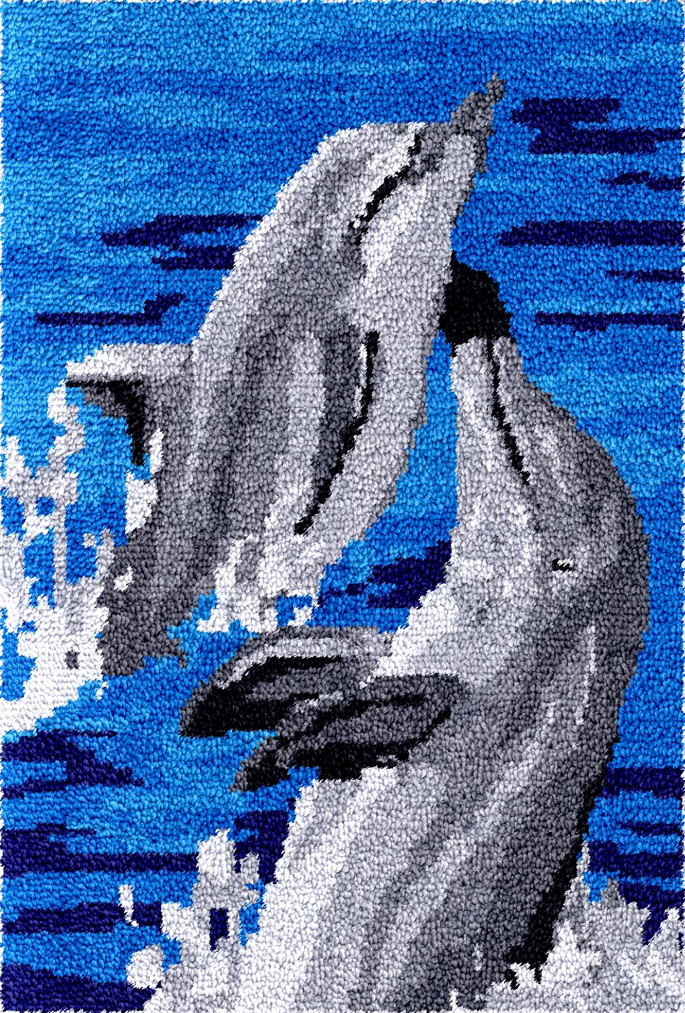 

Комплект крючков для защелки пчелы, ковер, печать на холсте ZD694 ручная страна Xaoppakket, сделай сам, ковер, вышивка, цветы ручной работы, новинка 69-102, рыба