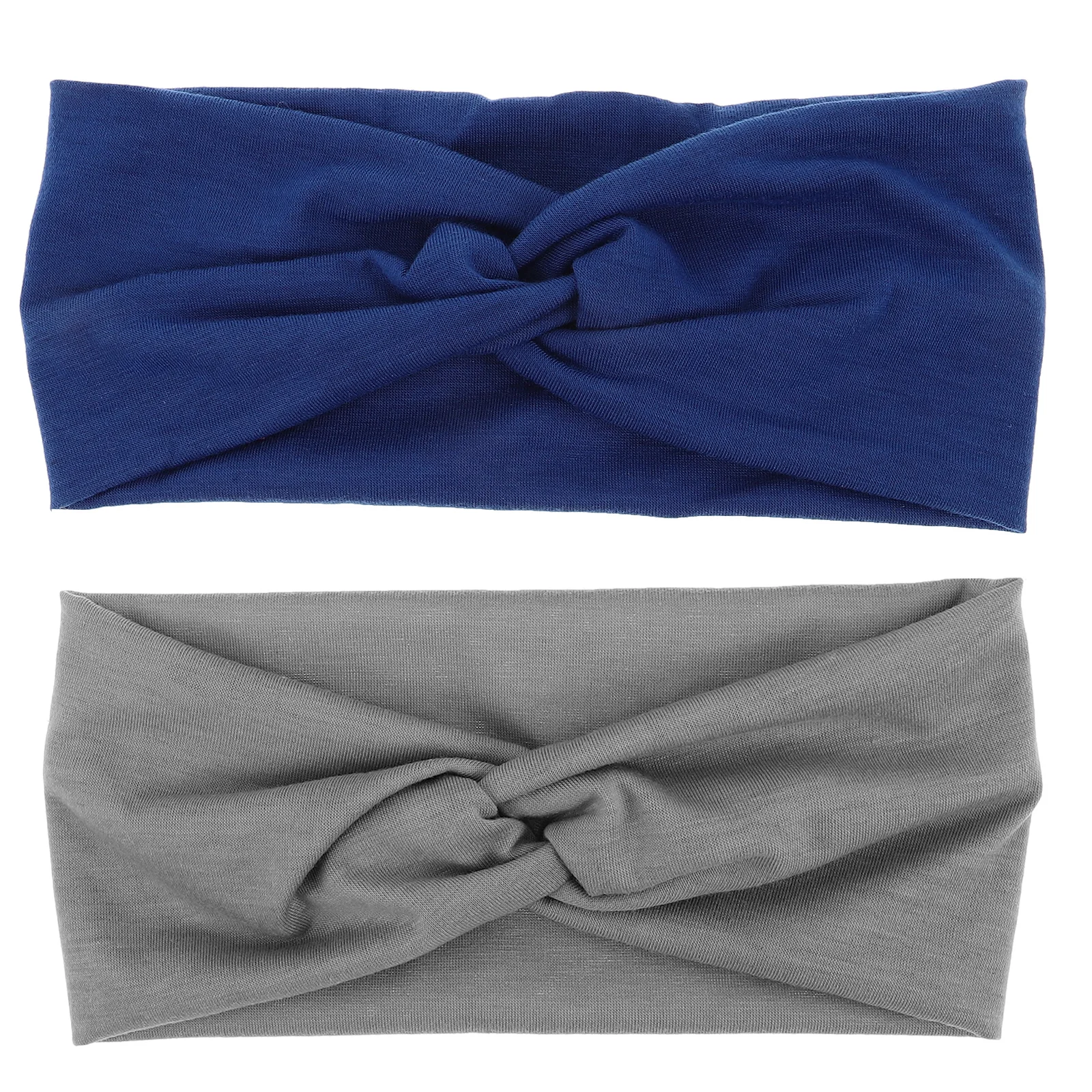 

2Pcs Yoga Wide Sport Headband Elastic Non Slip Running Workout Turban Hair Bands Women Accessories Running Headband