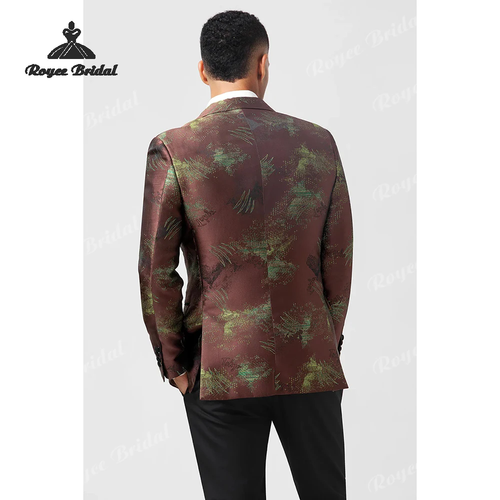 Peak Lapel Two Piece Single Breasted  Men's Suit Wedding 2026 One Button Slim Fit Business Evening Suit costume homme mariage