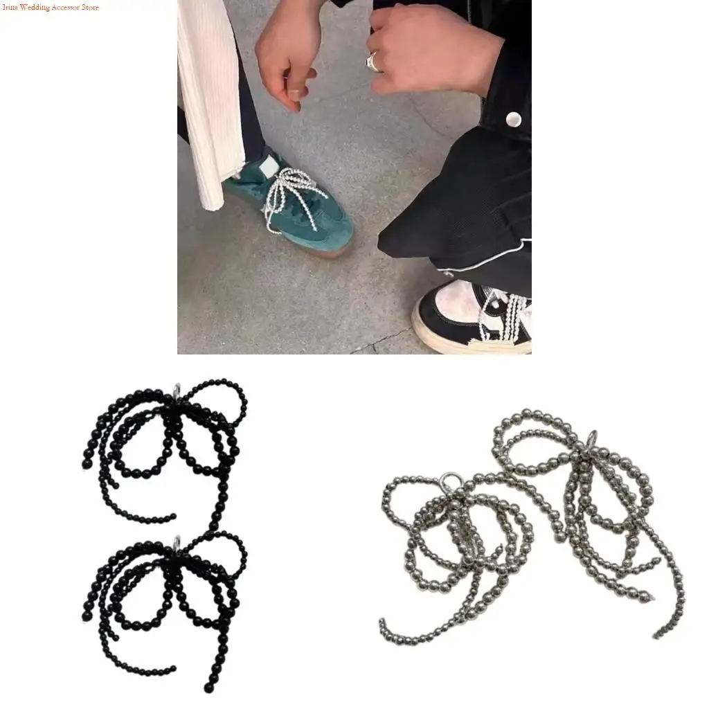 

G92D жемчужный бант Шарм DIY брелок ожерелье серьги ремесла пряжка для обуви декоры