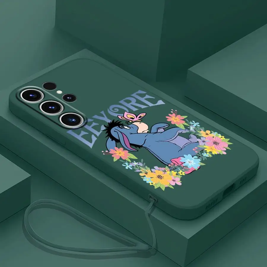 حافظة لهاتف سامسونج جالاكسي S23 S24 FE S20 نوت 20 10 Ultra S22 Ultra S21 Plus S25 Edge غطاء ناعم ديزني وين ذا بوه