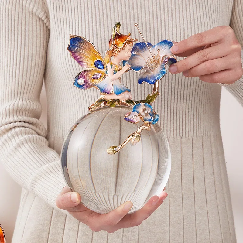 New, Princess Elf Decorative Ball Magic Ball, Ornament Enamel Decorative Ornament