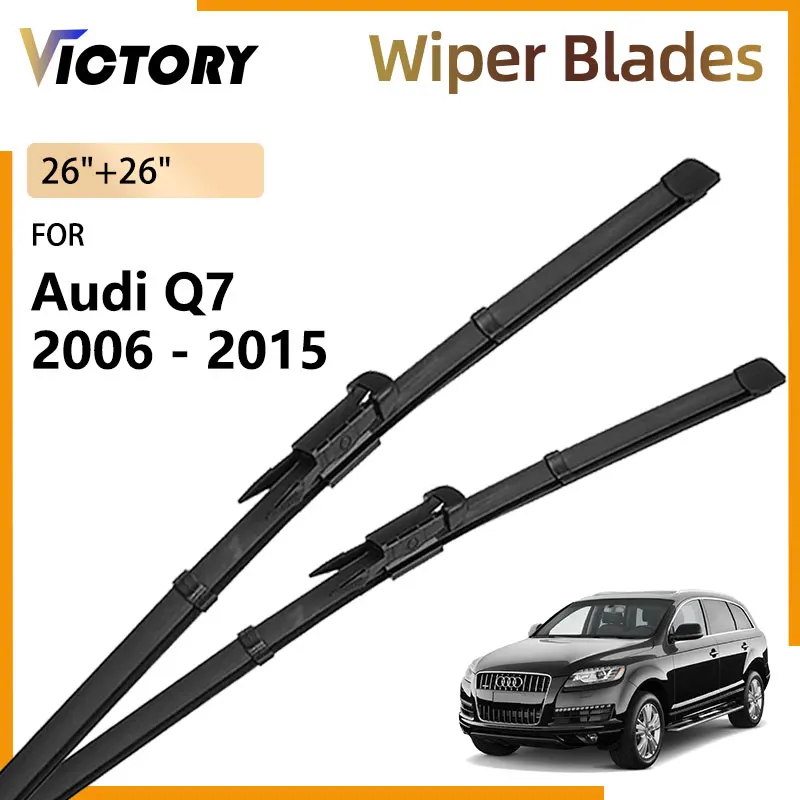 

For Audi Q7 4L 2006 - 2015 2014 2013 2012 2011 2010 2009 2008 2007 Accessories Car Front Wiper Blades Windshield Window Brushes