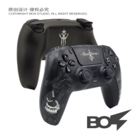 BO5 Foil Stamping Bloodborne Replacement Front Shell cover Touchpad Compatible with PS5 Controller and Xbox Series X/S