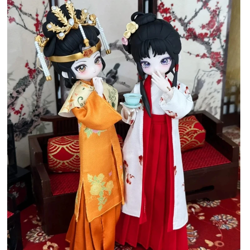 

Come4free Dream Of The Red Chamber Bjd Articulated Doll Blind Box Trendy Collectible Desktop Ornament Gift Anime Hobby Lovers