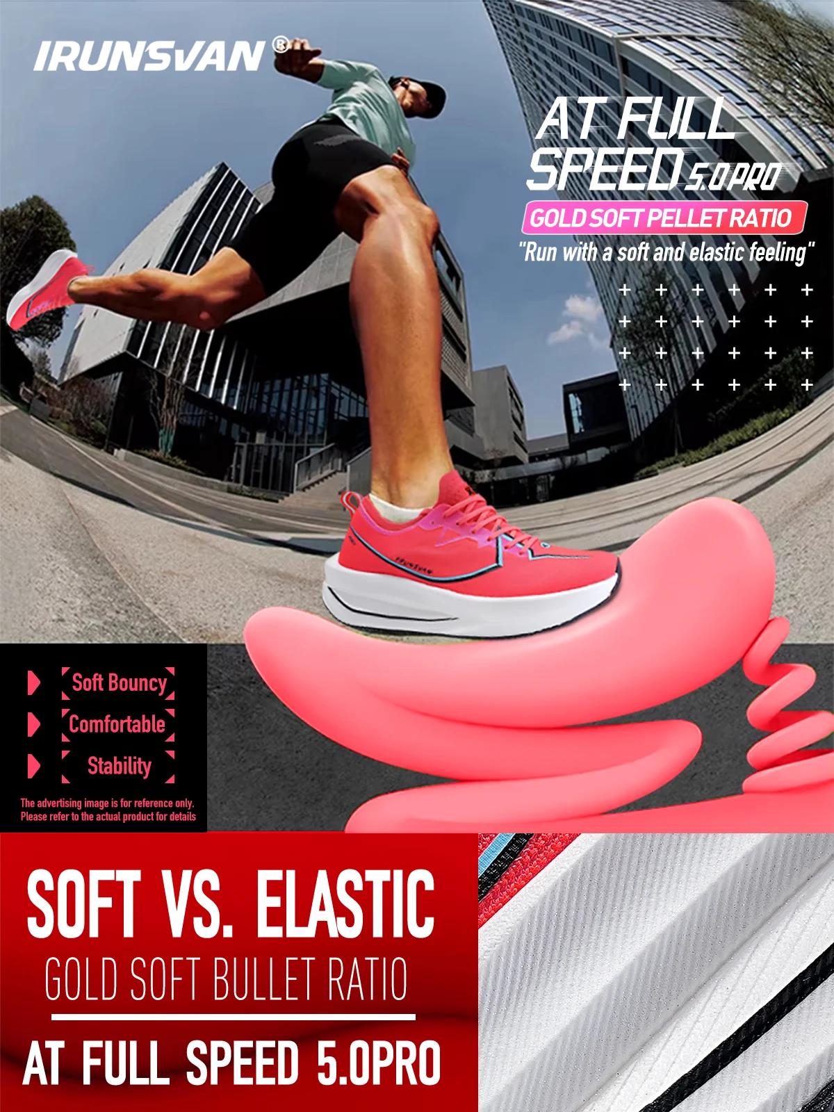 

IRUNSVAN карбоновые марафонские кроссовки для профессиональных тренировок, стабильная поддержка, амортизация, ультра легкий отскок, спортивный Sh