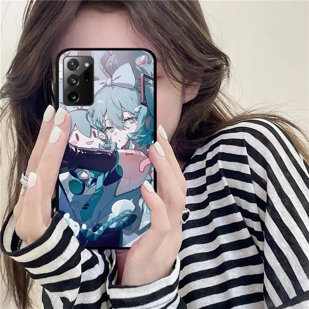 H-Hatsune M-Miku Anime girl Phone Case For Samsung Note 8 9 10 20 pro plus lite M 10 11 20 30 21 31 51 A 21 22 42 02 03