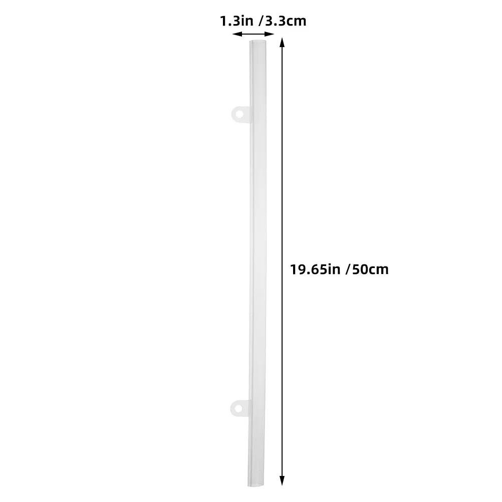 10Pcs Poster Poles PVC Material Stable Secure Hanging Rods for Mall Supermarket Advertising Displays Poster Scroll Frame Mount