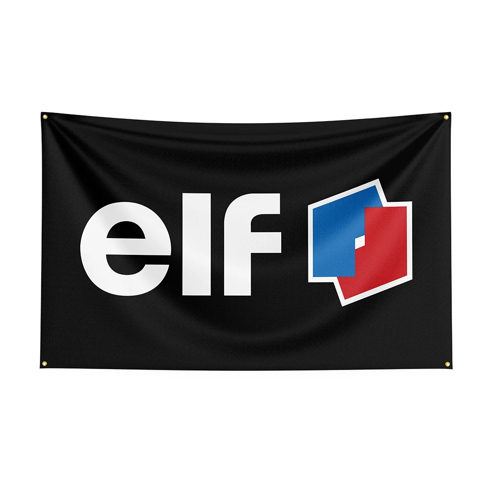 

3x5Ft ELFs Flag Polyester Printed Racing Car Banner For Decor