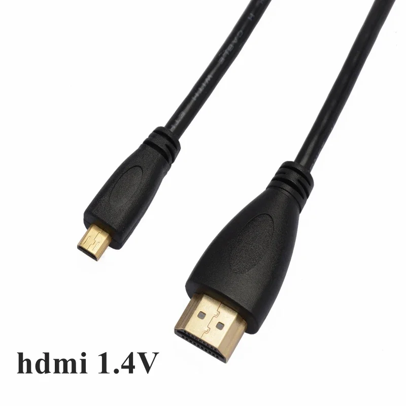 10m 5m 3m 1m 0.3m Micro HDMI To HDTV HDMI-Compatible 4K 8K Cable Cord For GoPro Raspberry Pi 4 Retroid Sony Camera Pc TV Video