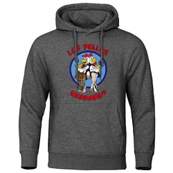 Men's Hoodies Loose Oversized Letter Print LOS POLLOS Hermanos Male Sweatshirts Chicken Brothers Pullovers Warm Breathable Hoody