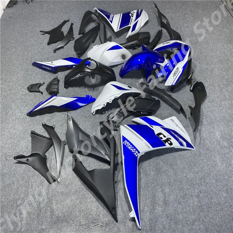 High quality Injection Fairing body  For YAMAHA  YZFR3 YZF R25 R3 2019-2023 blue white black motorcycle  fairing set 19 23