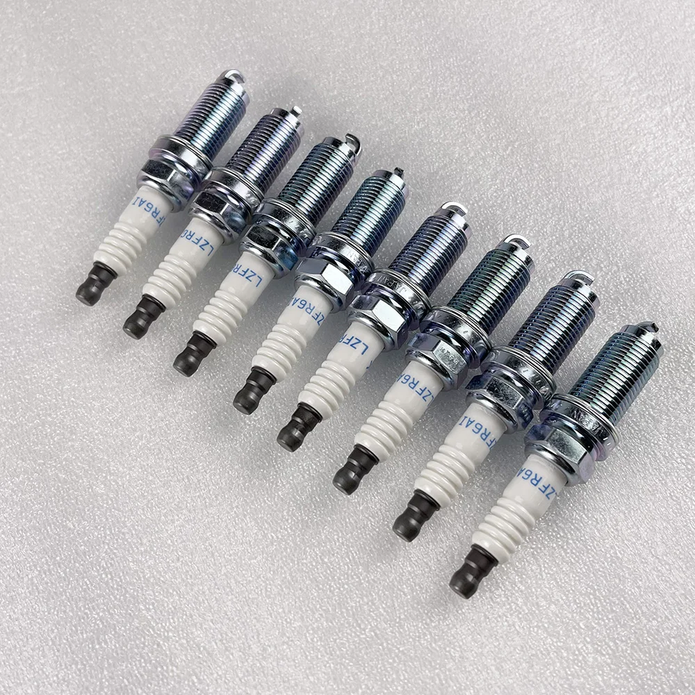 

NBJKATO Brand New Genuine 8 PCS Spark Plugs SP143877AB / LZFR6AI3656 For Dodge Ram 1500 5.7L