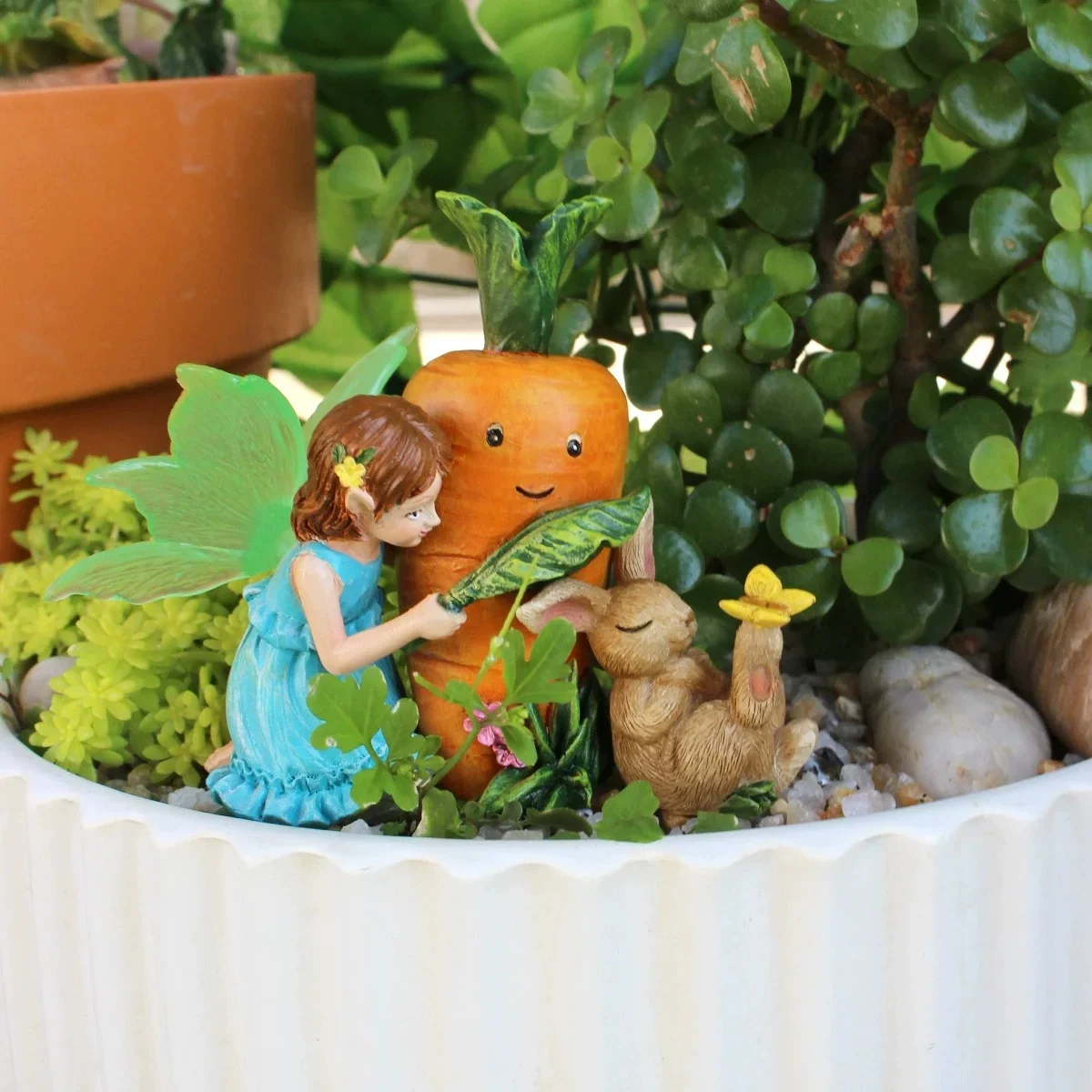 

Набор новых продуктов: редис, цветок, фея, смола, открытый двор, сад, керамика, украшение для дома, рабочего стола