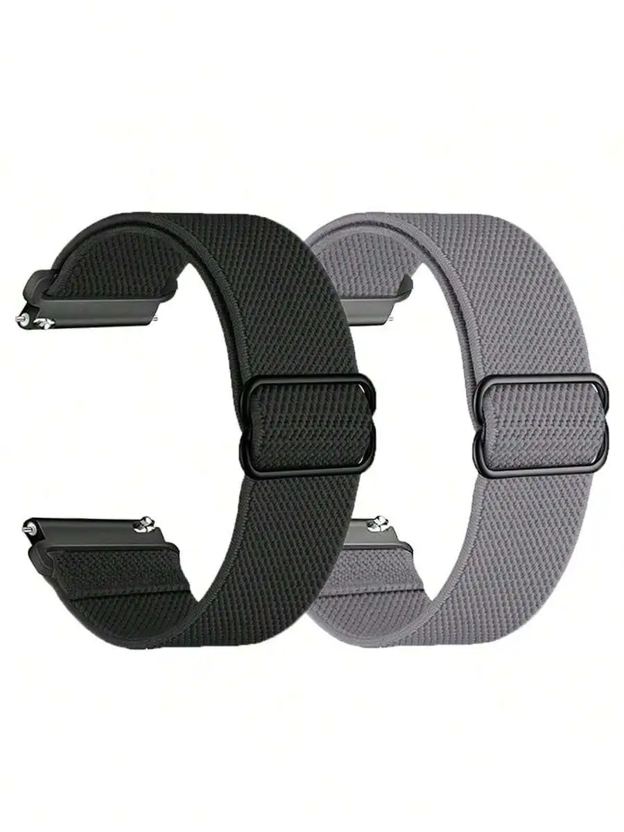 2pcs 18mm20mm22mm Quick Release Band Compatible With Samsung Galaxy Watch 7/4/5/6 40mm44m/6 Classic 43mm 47mm/Active 2/Gear S3