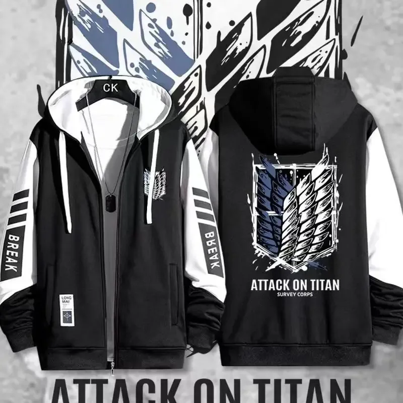 

Alan, commander of the attacking Giant Wings of Liberty Survey Corps jacket jacket hoodie suit with extra fleece