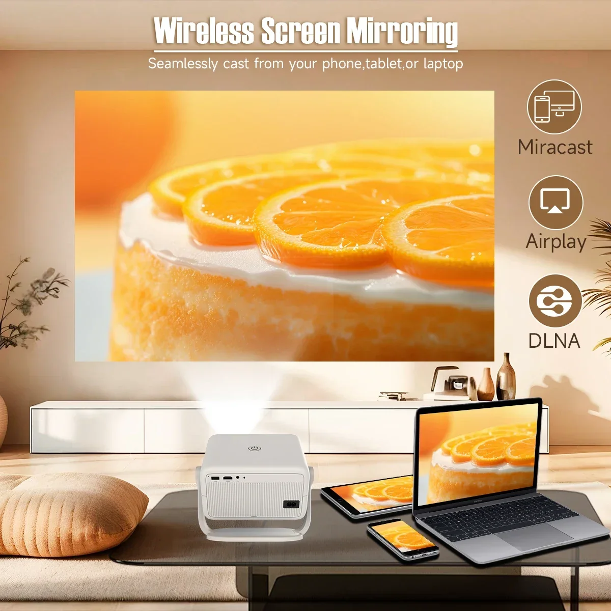4K Portable Home Cinema Projector 5