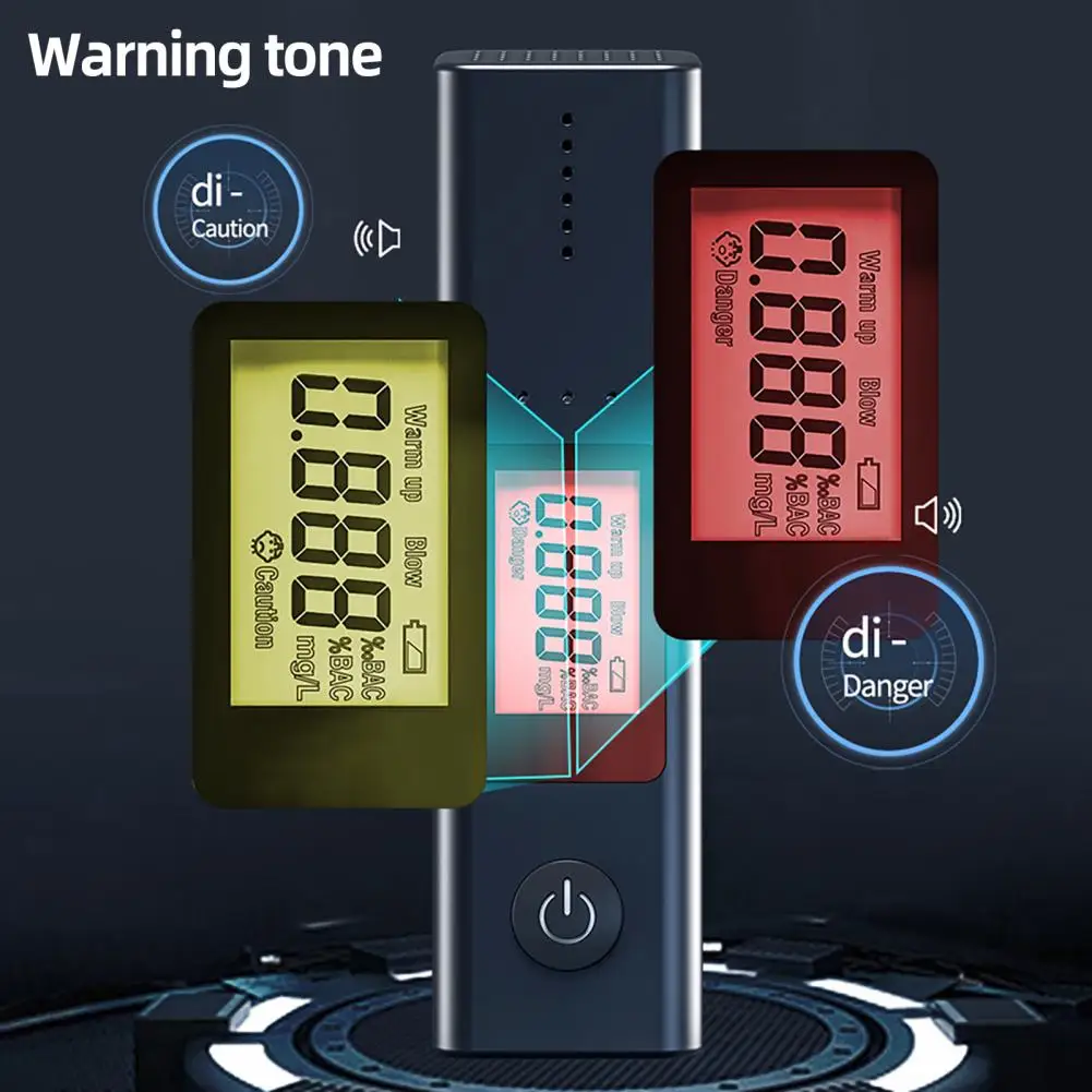 Alcohol Breath Tester  High-quality Sensitive Portable  LCD Alcohol Breath Tester Analyzer for Auto