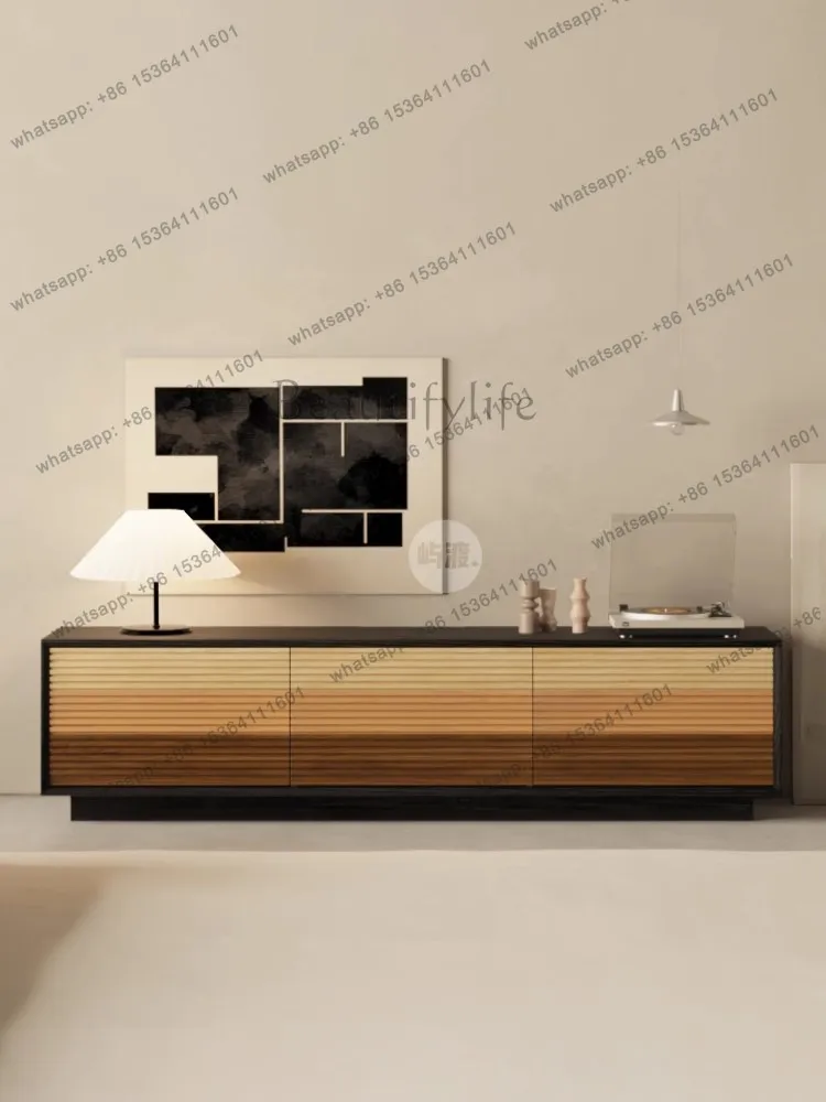 YJ Mid Century Luxury Tv Stand Multifunction Beauty Trendy Unique Tv Stand American Glamour Muebles Para Tv Furniture For Apartm