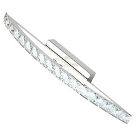 44Cm Crystal Mirror Light Bathroom Minimalist LED 10W Waterproof Wall Sconces Vanity Light Fixture Bright Eye Protection Energy