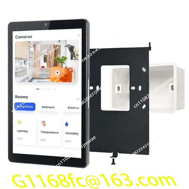 High Quality Flush Mount Multifunction POE Android 11 Embedded Touch Control Panel