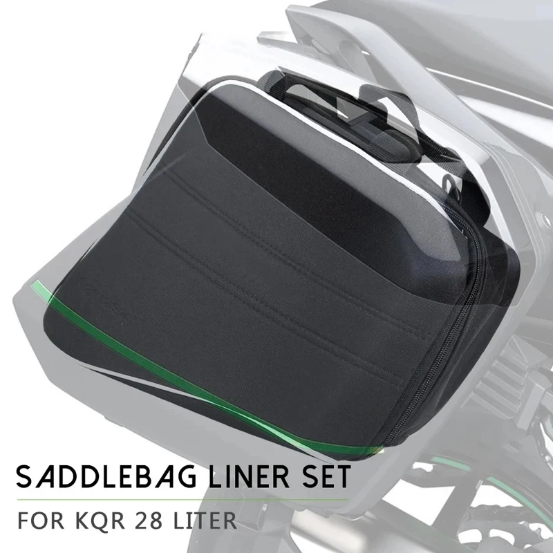 For KQR 28L Motorcycle Hard Saddlebag Liner Set Bag Saddle Inner Bags luggage bags For Kawasaki Versys 1000 650 Ninja 1000 H2 SX