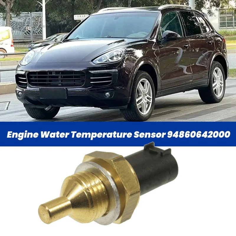 Engine Water Temperature Sensor 94860642000 For Porsche 718 Boxster 911 Carrera Cayenne Macan Turbo Panamera 2010-2025