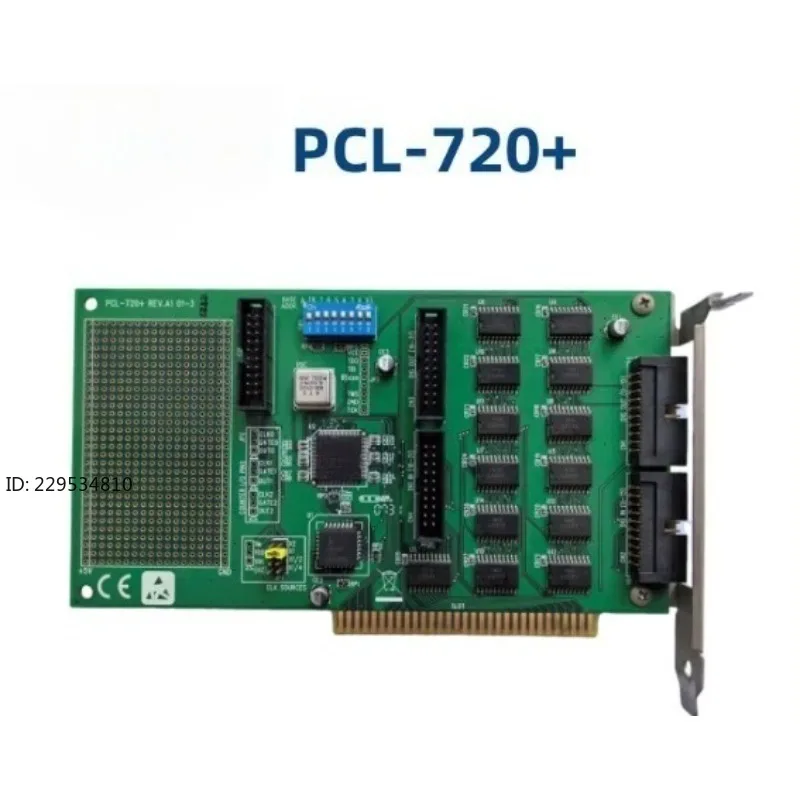 PCL-720 + digital I/O input and output counting card acquisition card second-hand, normal function, please consult the price.