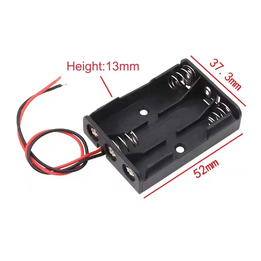 JCD 1/2/3/4/6/8 Slot AAA Batterie Fall AAA Batterie Box AA Batterie Halter Buchse AAA DIY Führt Mit 1 2 3 4 6 8 Slots