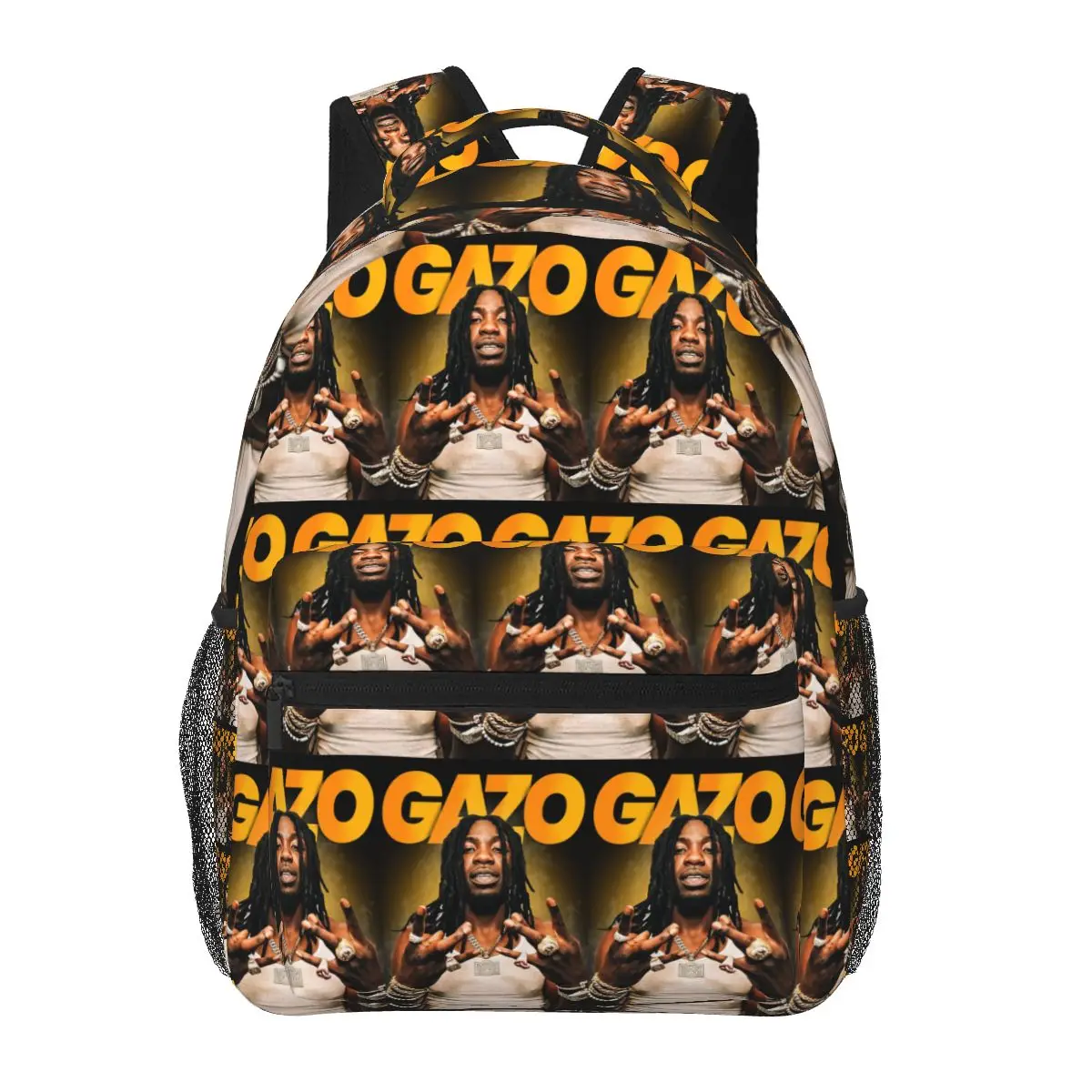 Rapper Gazo APOCALYPSE Album Student Backpack School Bag Hiking Travel Daypack for Men Women Fashion Bookbag Shoulder Bags