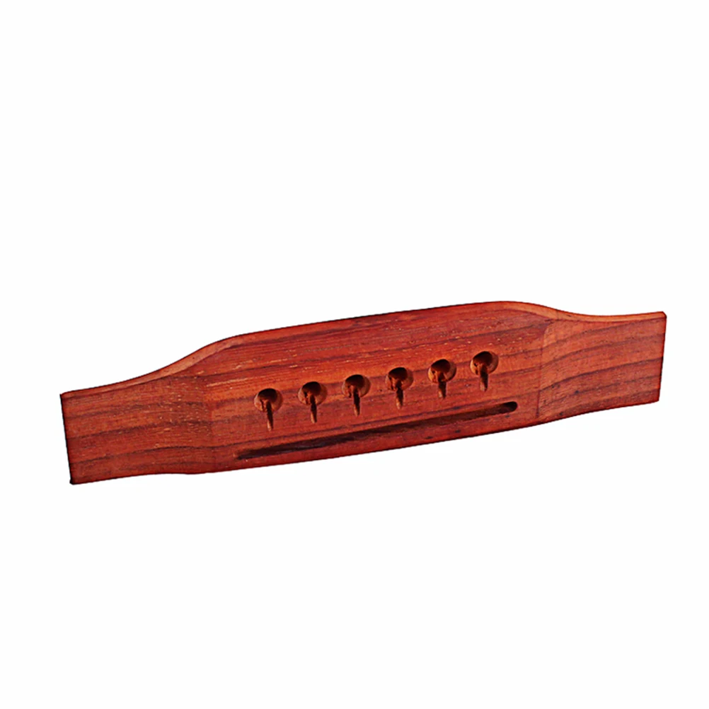 

6 Strings Redwood Bridge Acoustic Guitar Replacement Saddle Bamboo
