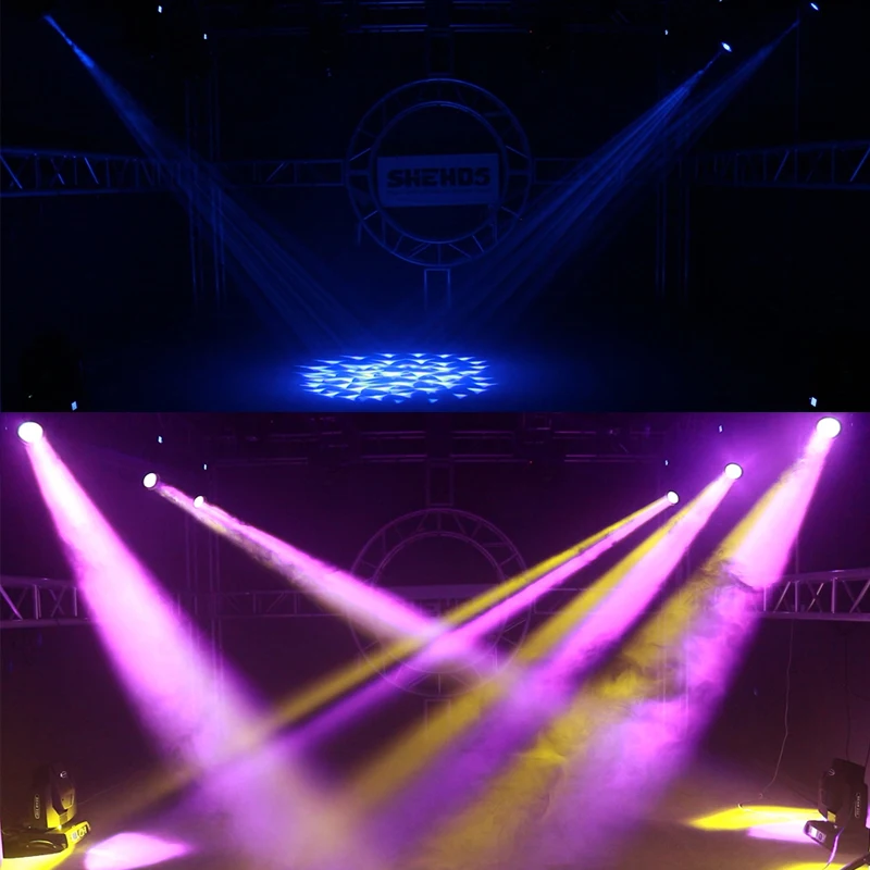 Imagem -05 - Shehds-beam Bulb Moving Head Lighting Rotatable Honeycomb Prisma para Disco Concert Party Stage Light Effect 230w 7r