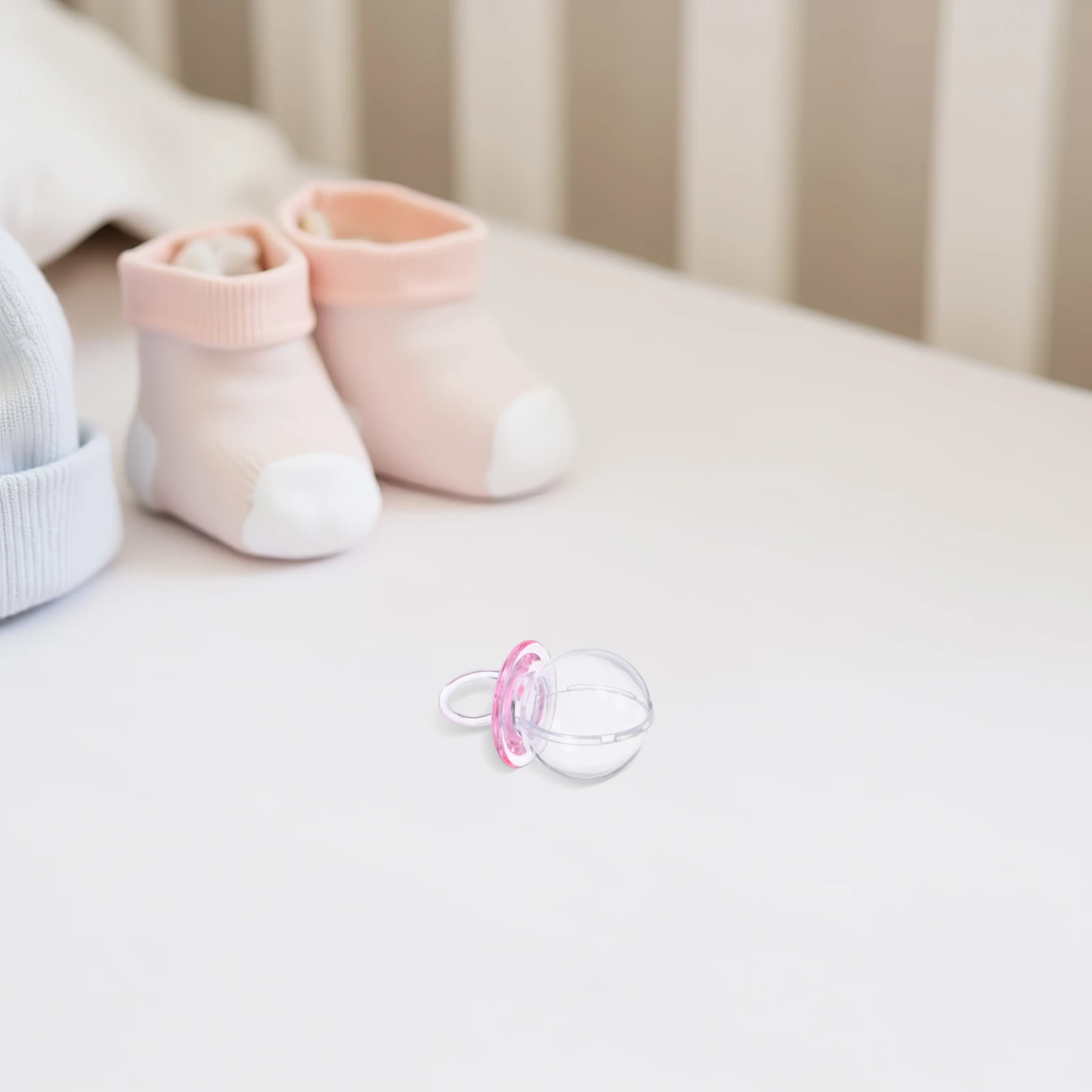 

24 Pcs Pacifier Candy Box Pacifiers Shower Favor Boxes Plastic Favours for Guests