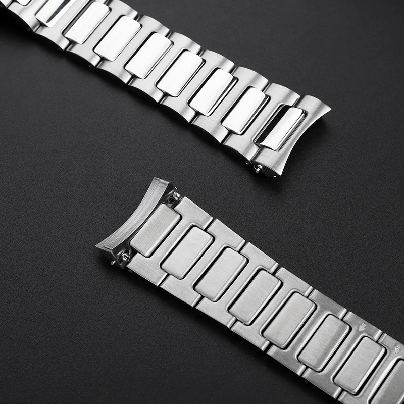 Correa de reloj de acero inoxidable para Mido M049.526, nueva serie de televisión helmsman, correa curva de acero inoxidable para hombre, liberación rápida de 22mm