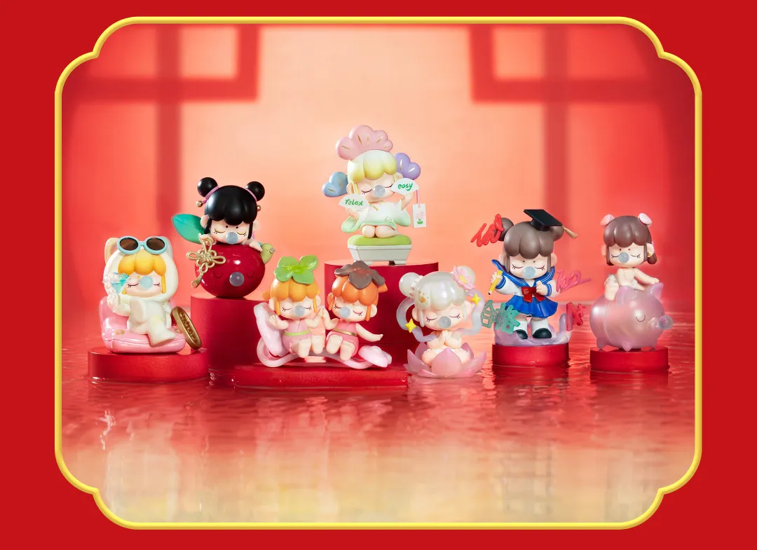 New Blind Box Struck Lucky  Series Mystery Box 80-96mm Kawaii Doll Get Rich Doll Ornament Collection Custom Toy Birthday Gift view 4