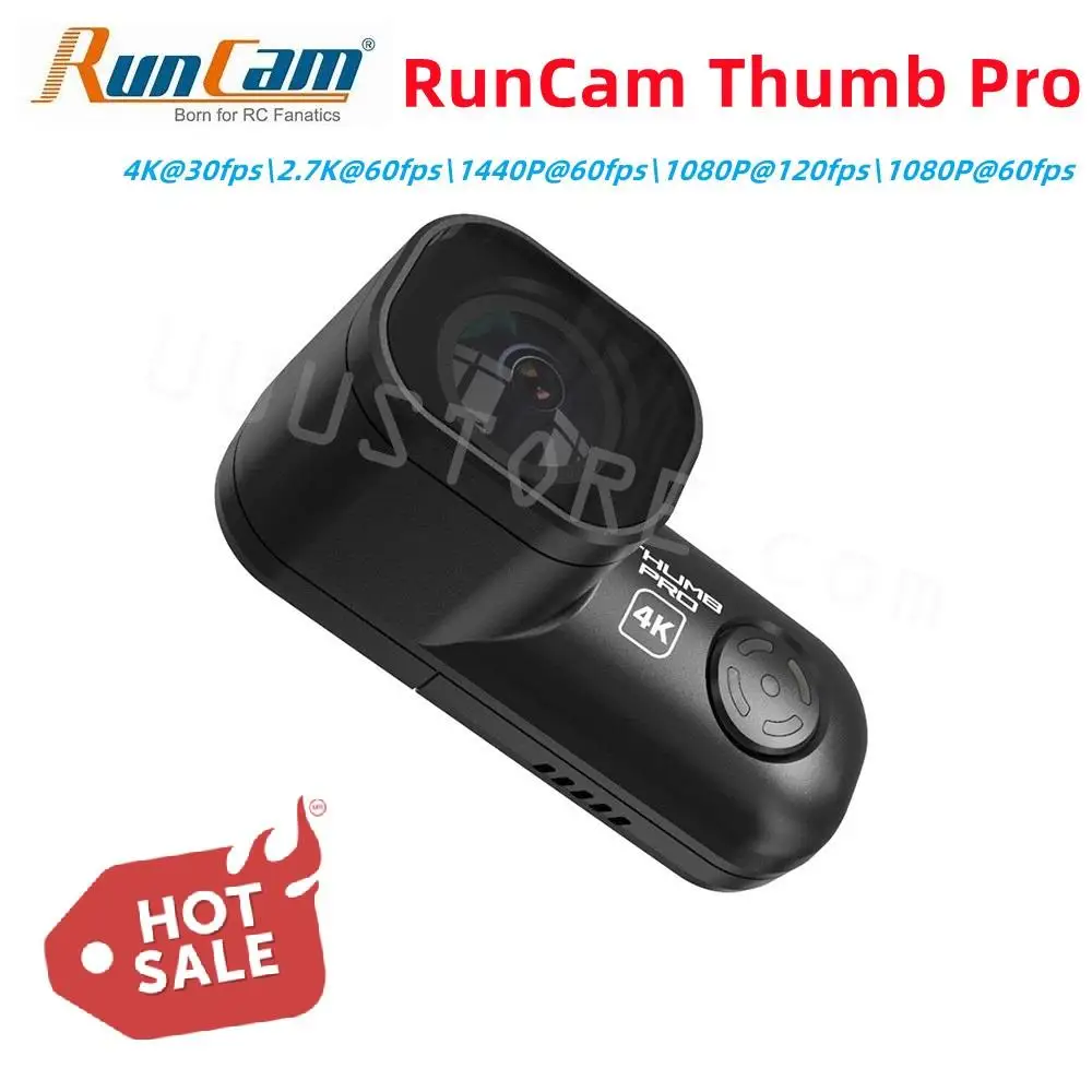 RunCam Thumb Pro 4K MINI HD Action FPV Drone Camera 16g Bulit-in Gyro For RC FPV Racing Drone DIY Part