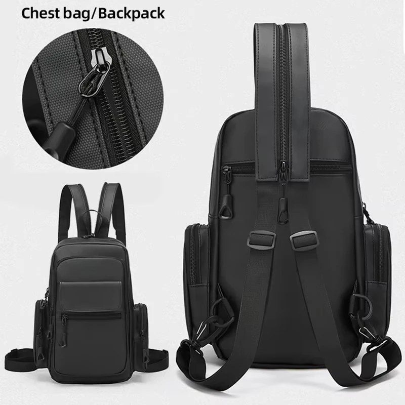 الرجال دراجة نارية حقيبة صدر للرجال الرياضة في الهواء الطلق متعددة الوظائف المشي لمسافات طويلة ركوب الدراجات التخييم حقيبة ظهر صغيرة حزم السفر خفيفة الوزن