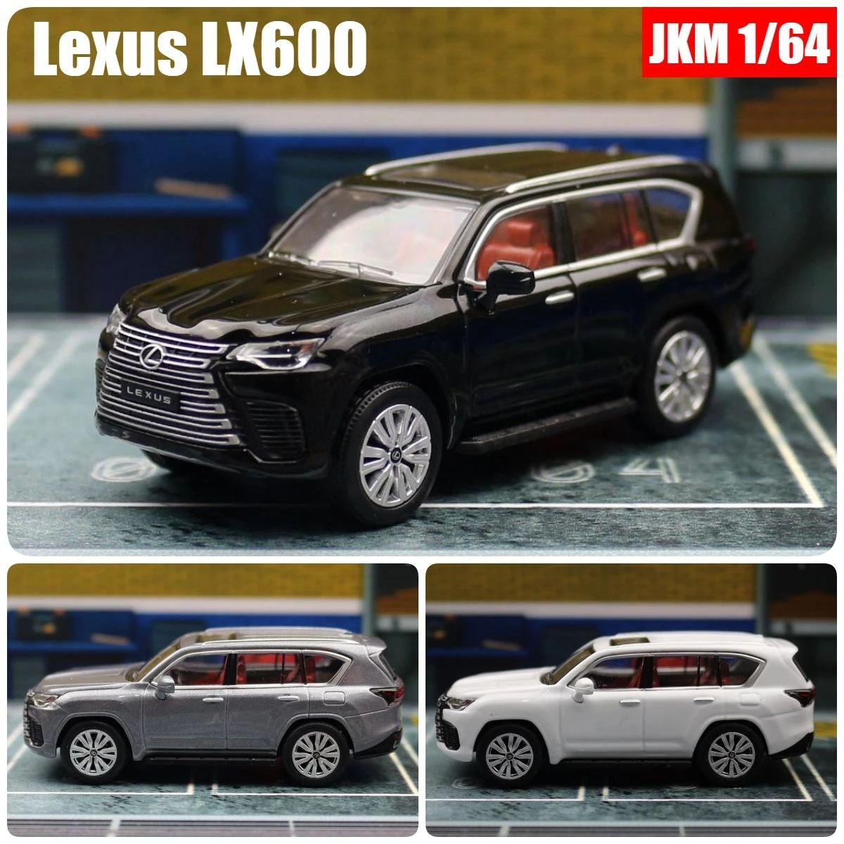 1:64 LEXUS LX600 SUV Alloy Car Model Diecasts Metal Vehicles Car Model Simulation Miniature Scale Collection Childrens Toys Gift