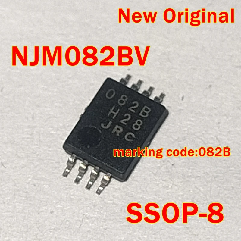

1pcs to 100pcs NJM082BV-TE1 NJM082BV JRC082B SSOP-8 New Original marking code:082B DUAL J-FET INPUT OPERATIONAL AMPLIFIER
