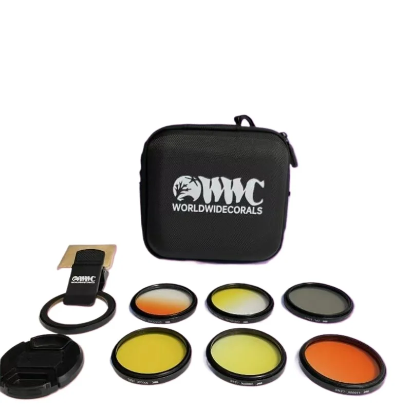 

WWC 6 in 1 Coral fish tank filter Aquarium seawater tank special use Photo filter Camera Lens, Phone Lens Filter, Macro Lens