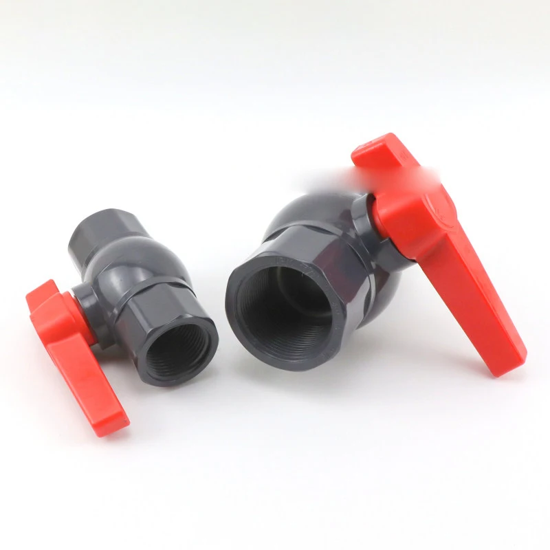 PVC Female Thread Ball Valve 20‑110mm Plastic Pipe Internal Thread Water Control Switch Valve